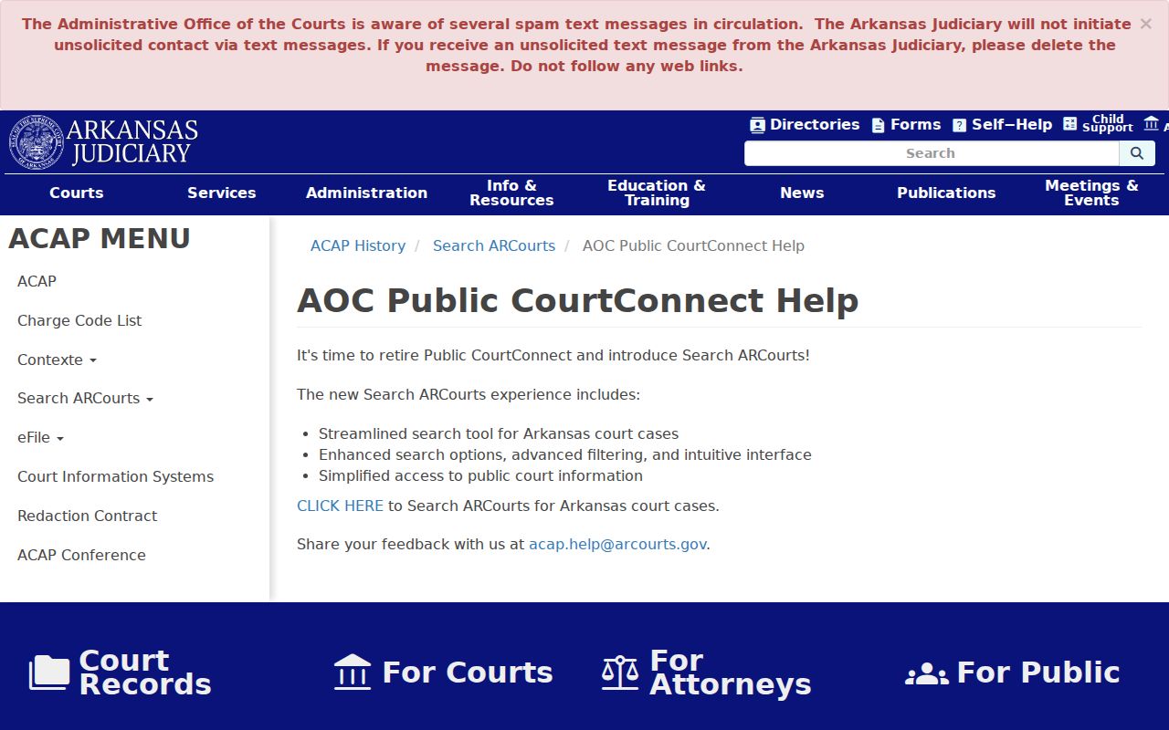 Russellville residents directory Search ARCourts transition notice